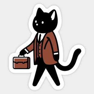 Busy cat Sticker